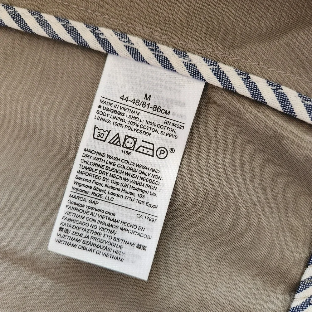 GAP Men's M Jacket Unstructured Utility Workwear Sports Coat‎ Blazer NWOT